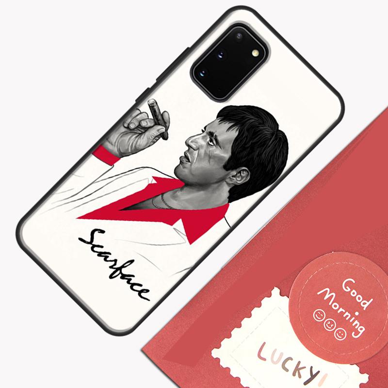 Scarface Tony Montana Film Phone Case For Samsung Galaxy S23 S26 Ultra S20 S21 S22 S24 S25 Plus S10 S25 FE Cover Shell