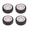 4pcs RC Tires Wheels  S Sets 12mm Hex Wheels  S Rubber Tires Width 26mm for 1Celsius10 RC Racing Car Drifting Car
