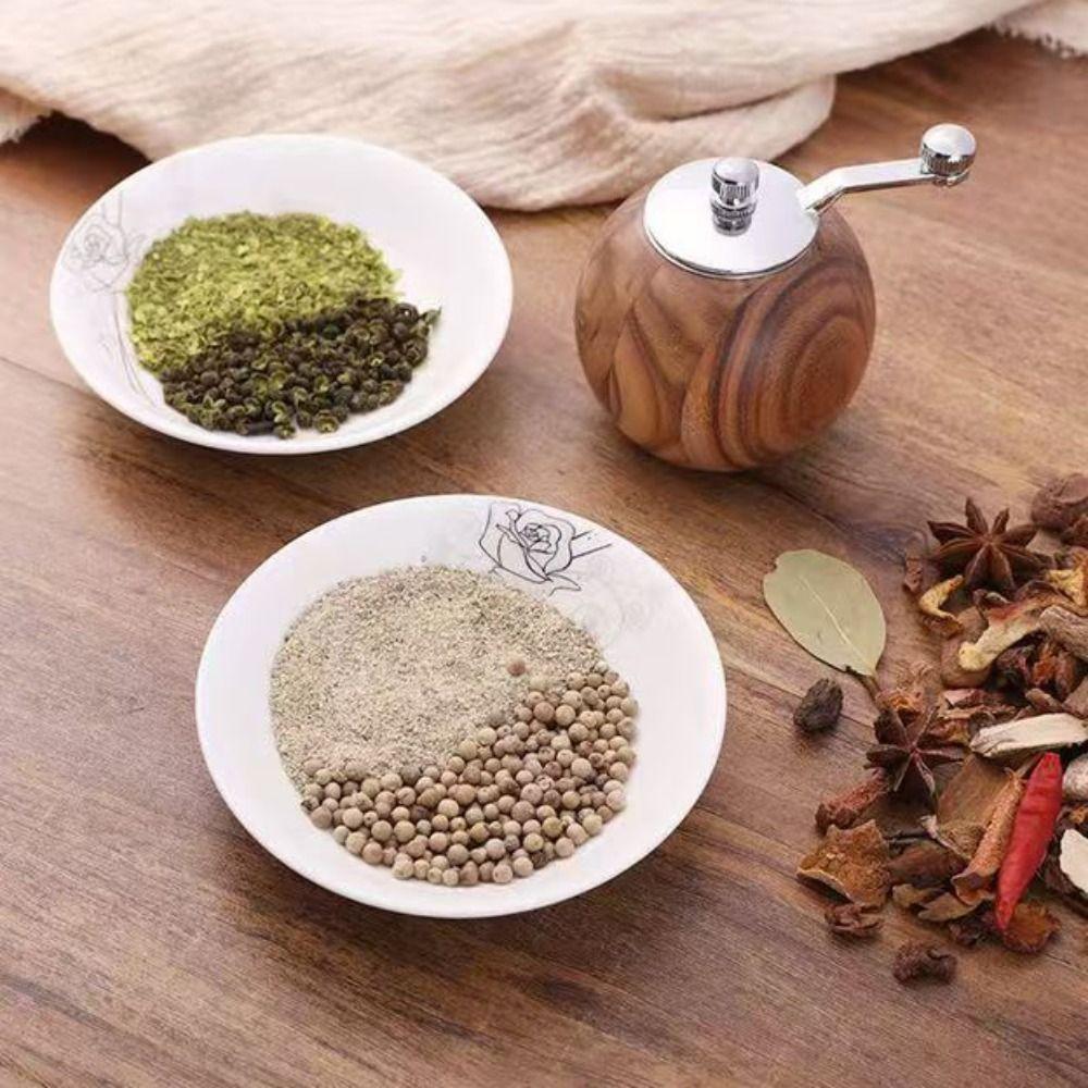 Hand-cranked Pepper Mill Ceramic Grinding Core Manual Pepper Grinder Salt and Pepper Bottle  Pasta