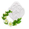 1Pc Silicone Mold For Leaves And Flowers Chocolate Gummy Cake Decoration Mold Leaf Cake Decoration Aromatherapy Gypsum Mold