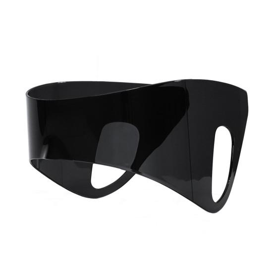 Punk Sunglasses Shield Masque Rectangle Sunglasses Men Women Steampunk Oversized Sunglasses for Daily Outfit Travel Outdoor Sports