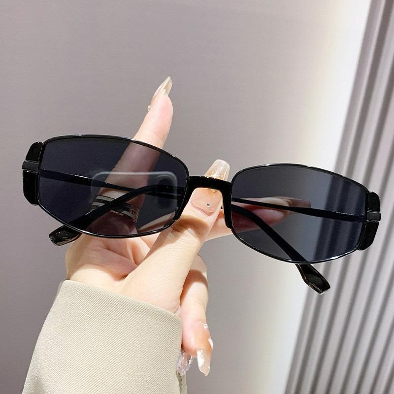 1pc Women's Golden Cat Eye Metal Frame Retro Glasses Y2k Beautiful Summer Travel Festival Party Essential Accessories
