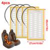 DC 12V Built-in Car Seat Heater Kit Fit 2 Seats Universal Alloy Wire Fast Heating Pads For Auto Car Seat Heating