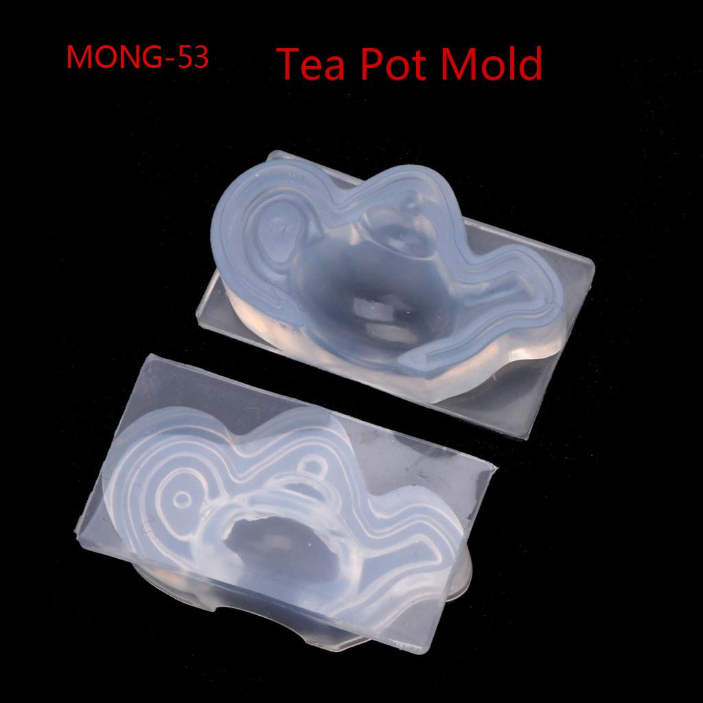 Clay Mold for Miniature Cake Cupcake Food Bread Silicone Resin Mold Bottle Jar Container Epoxy Mold Jewelry Casting