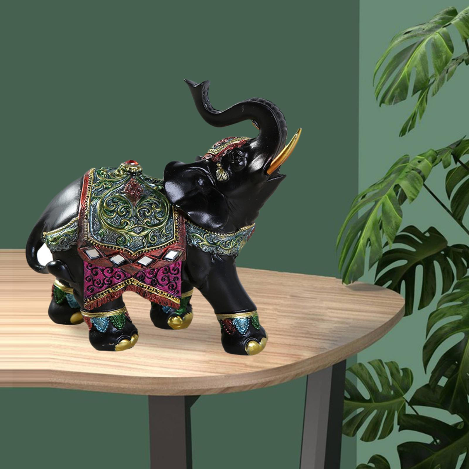 

Статуя орнамента фэн-шуй из смолы для новоселья, праздников, бизнеса, дней рождения Right_14x6x15cm