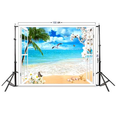 Été paysage marin plage onirique halos 3D photographie fond écran Photo vidéo photographie