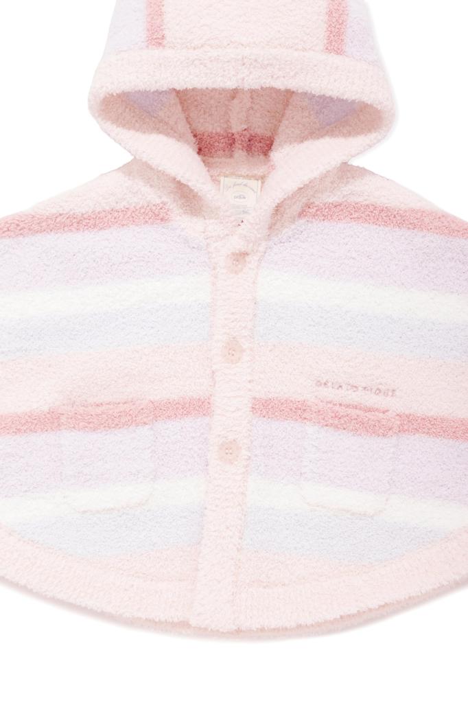 Baby Moko Colorful Border Poncho PBNT255444PNK80 [BABY]