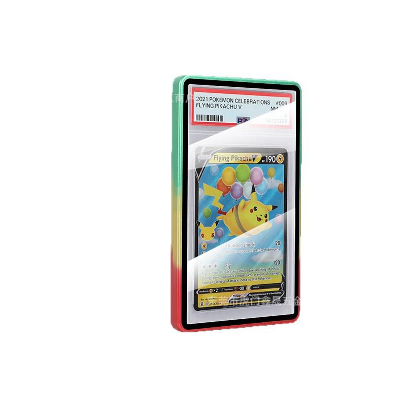 Gradient Metal Shell for PSA/BGS Graded Card Protection - Pokemon & Star Player Card Compatible
