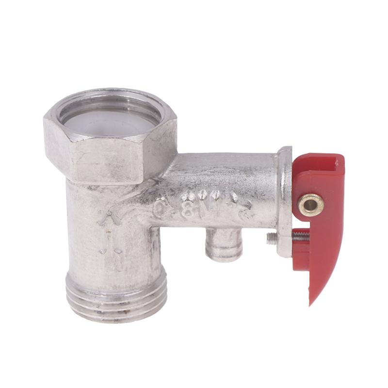 Supapă de siguranță pentru boiler electric 1/2 inch(Dn15) Supapă de siguranță cu arc cu reducere a presiunii, reglabilă, pentru sistem de încălzitoare de apă