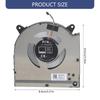 Replacement CPU Cooling Fan Notebook Cooling Metal Heat Dissipation Fan for R9000X 2022 Laptop Notebook Accessories