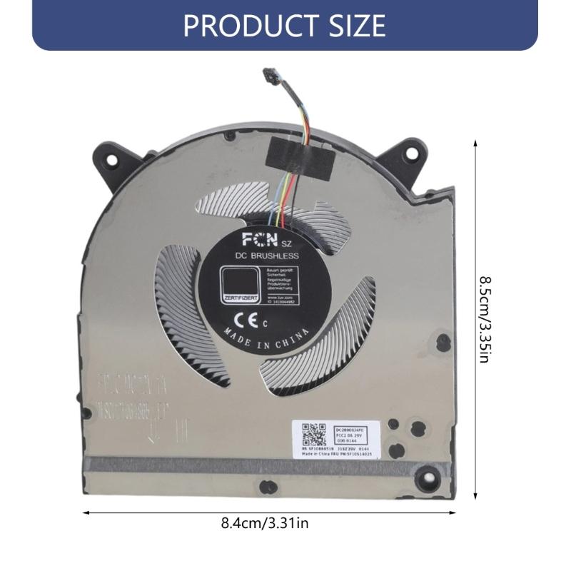 Replacement CPU Cooling Fan Notebook Cooling Metal Heat Dissipation Fan for R9000X 2022 Laptop Notebook Accessories