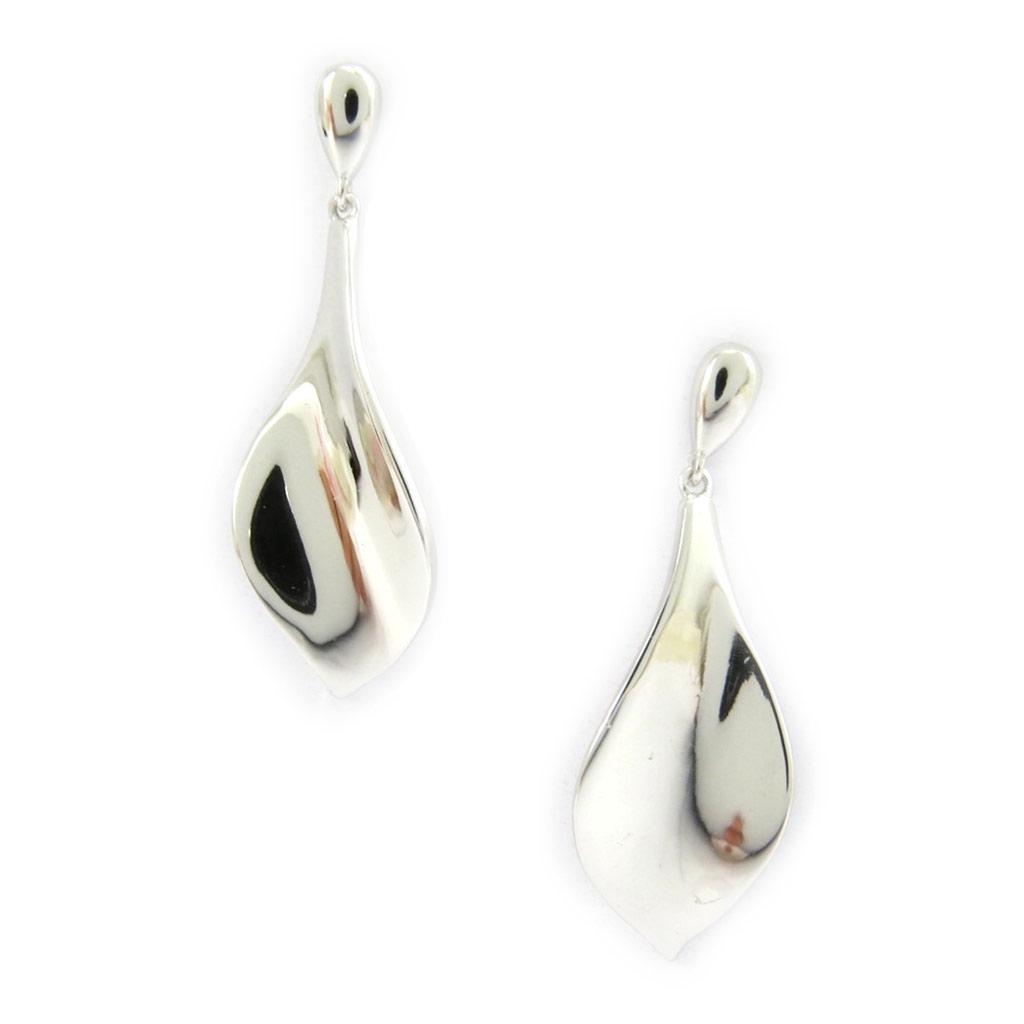 Les Trésors De Lily [L7468] - Silver 'Choréographie' Silver Earrings (rhodium-plated) - 32x11 Mm