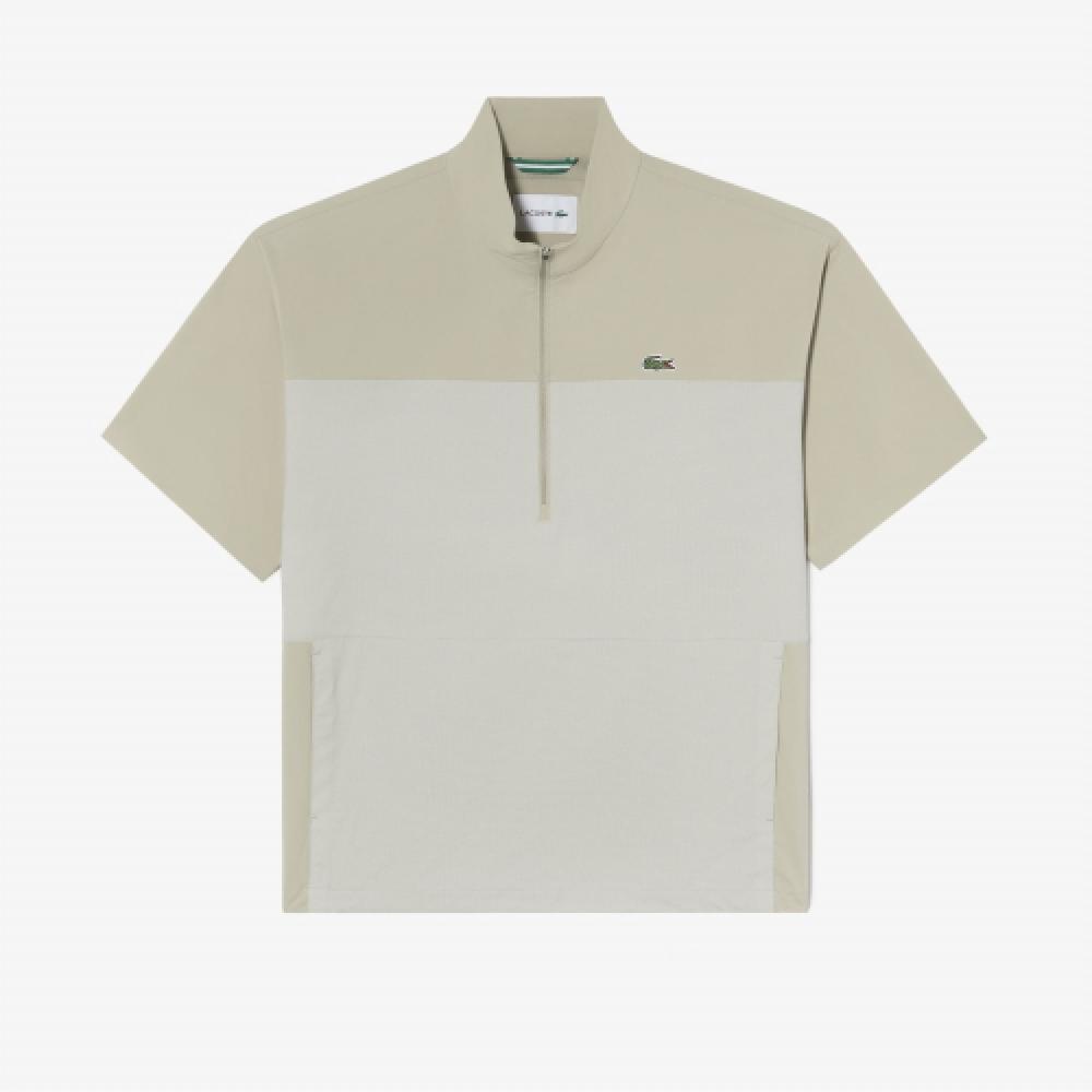 

Мужской анорак с коротким рукавом LACOSTE Golf Block [бежевый]