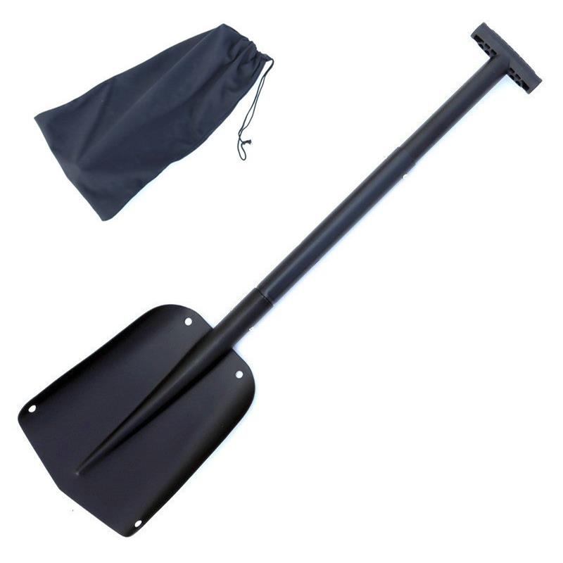 Aluminiumlegierung Schaufel Auto Offroad Kleine Schaufel Outdoor Faltbare Schneeschaufel Reise Werkzeuge Auto Mit