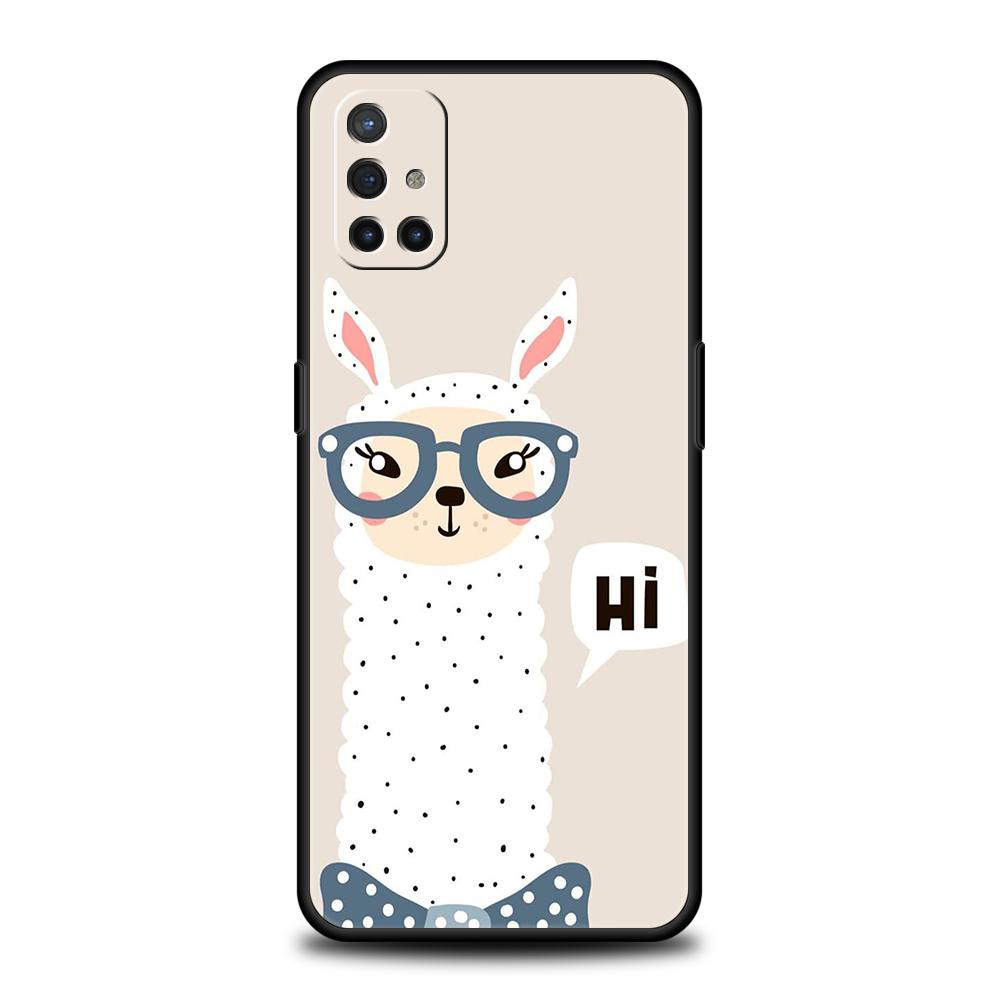 

Лама Альпака Роскошный Чехол Для Телефона Для Oneplus Nord N100 N200 N10 10 7 8 9 7T 8T 9R 9RT CE 2 Z Pro 5G Fundas Силиконовый Чехол OnePlus 7