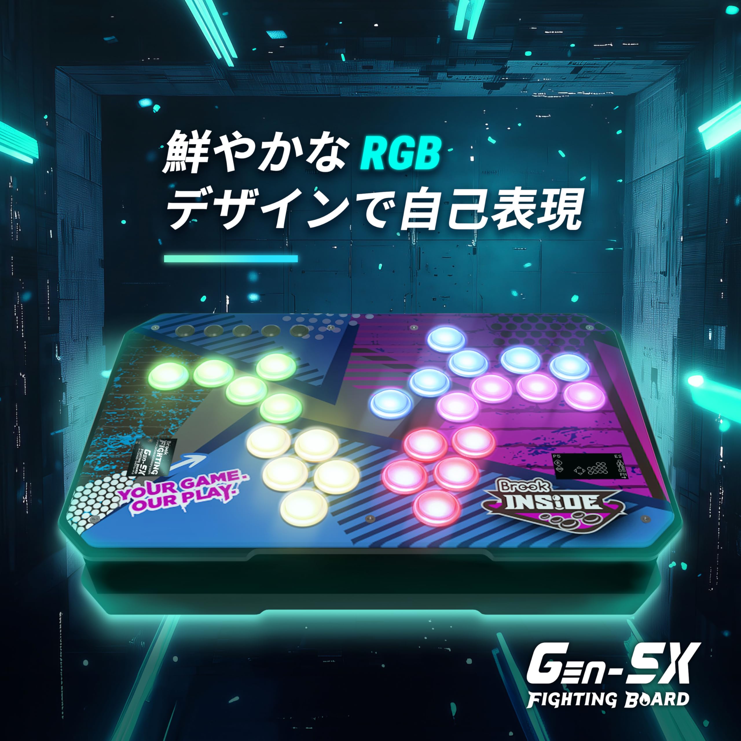 jom 　Brook Gaming Gen5X Fighting Boa Brook GEN5X Fighting Board Ultimate kompatybilny z Xbox i PC