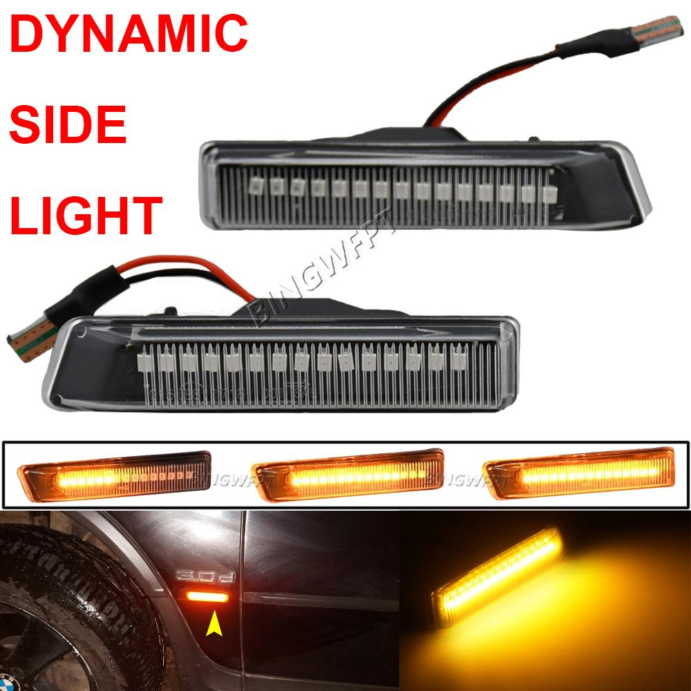 For BMW X5 E53 3 Series E36 Side Marker Blinker LED Dynamic Turn Signal Light Flasher Flowing Water Blinker Flashing Light