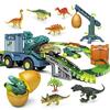 Cute Stone Dinosaur Toy Rail Train Toy, 168-Piece Educational Toy Set, Great Adventure Scene Recreation, Dinosaur Figures, Electric Dinosaur Car, Elec