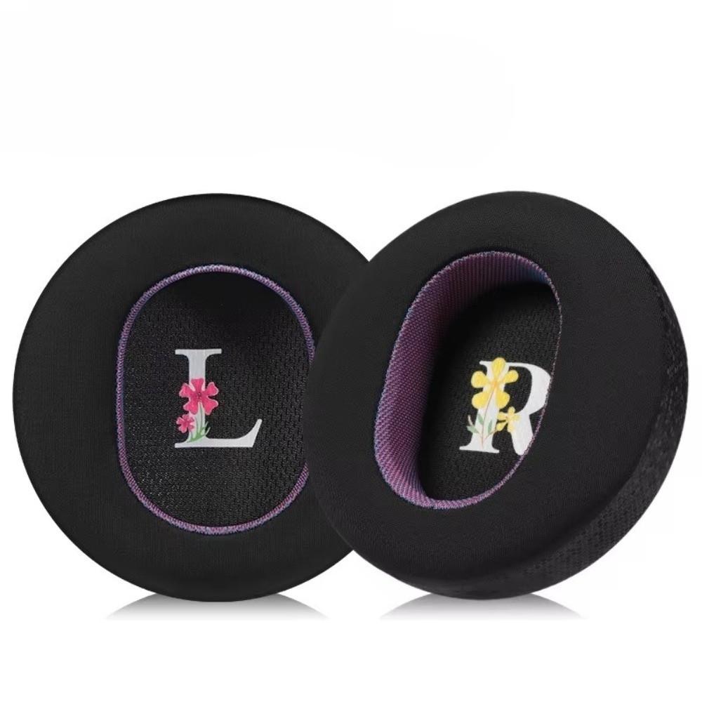 1Pair Memory Foam Headphone Ear Pads Cooling Gel Leather Headset Ear Cushions Soft Padding Breathable Mesh Headphone Ear Cups