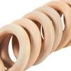 Natural Wood Rings 25-100mm: DIY Accessories, Hanging Rings, Handbag Buckles, Curtain Rings