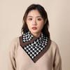 Cozy Unisex Knitted Pullover Triangle Scarf for Autumn/Winter Neck Protection