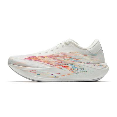 Zone 2 Heart Rate 90 Cushioning Running Shoes Women's Papyrus White/Fluorescent Mango Orange/Palace Purple 122625579-5
