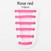 12Pcs Stretch Silicone Shoelaces No Tie Shoe Laces Elastic Laces Sneakers Kids Adult Rubber Shoelace One Size Fits All Shoes