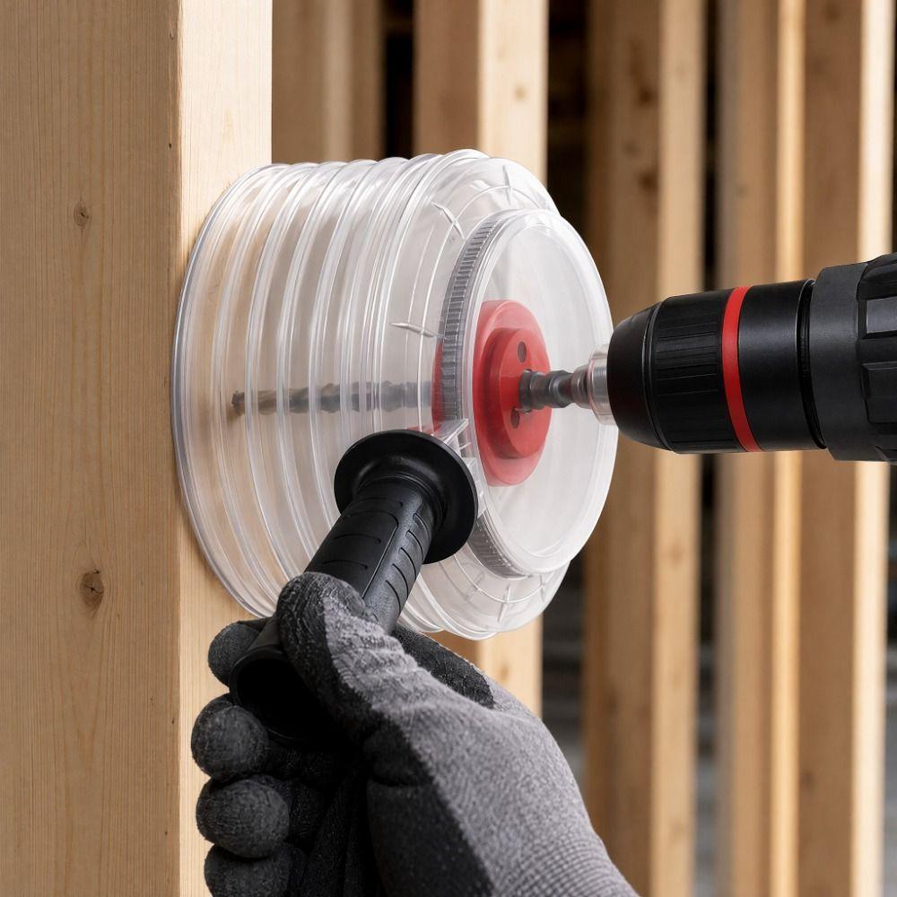 Dustproof Dust Cover Portable Drill Storage Box Electric Drill Dust Collection  Installation Work