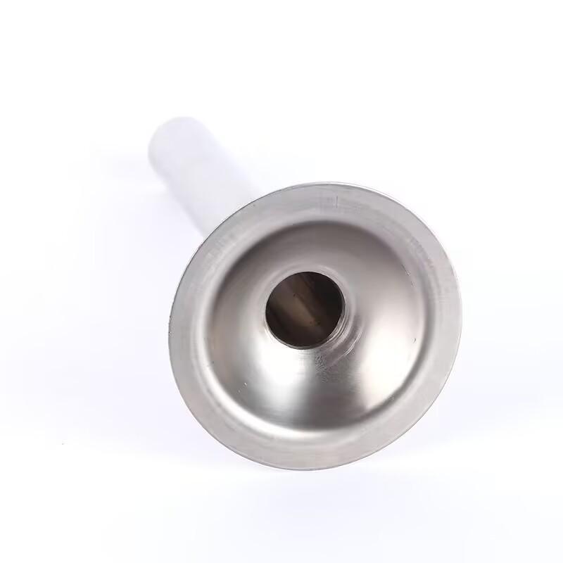 Stainless Steel Sausage Stuffer Tubes: 3-Piece Extended Funnel Set for Hog Casings