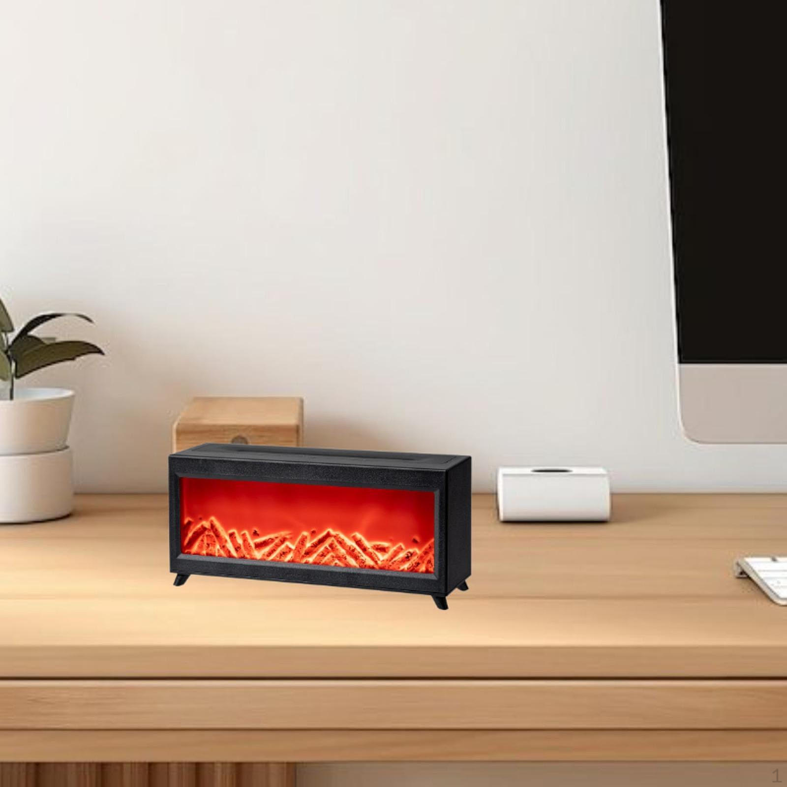 

Диффузор эфирных масел для камина, настольный увлажнитель воздуха с дистанционным управлением для чёрный