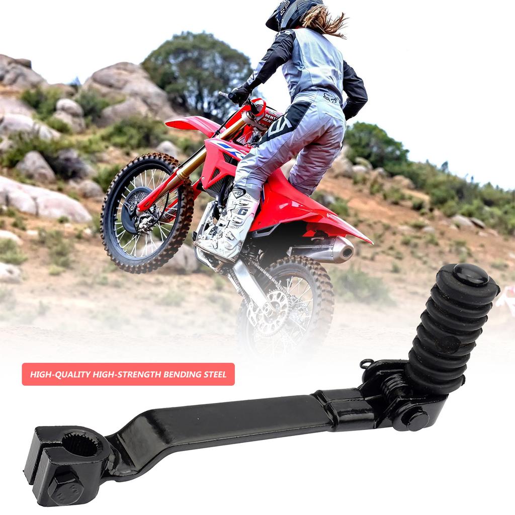 Schwarzer Edelstahl Klappbarer Gangschalthebel Schalthebel Dirt Pit Bike 50cc-/CRF 50 Strandfahrrad Zubehör