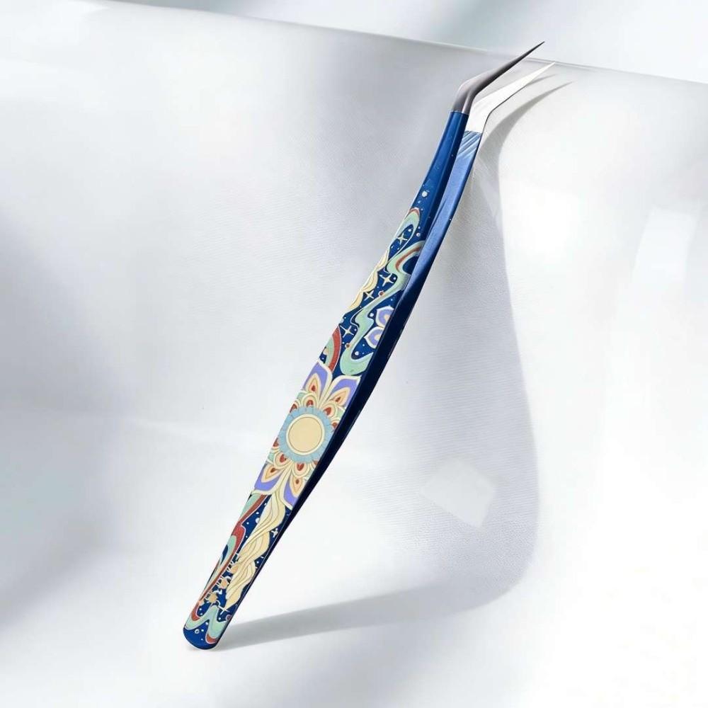 High Precision False Eyelash Tweezers Anti-static Eyelash Curler  Beauty Makeup Tools
