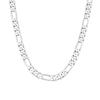 Men's 5mm Thickened S925 Sterling Silver Figaro Chain Necklace - Hip Hop Style Cuban Sweater Chain Accessory