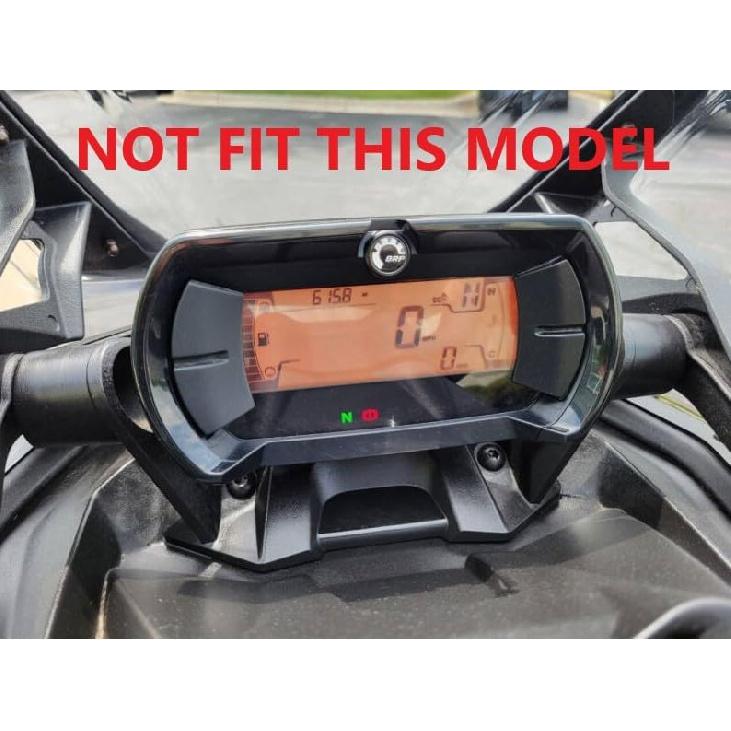 Carbon Fiber Style Center Console Meter Screen Frame Cover Trim Accessories for 2021-2023 Can-Am Spyder F3 S