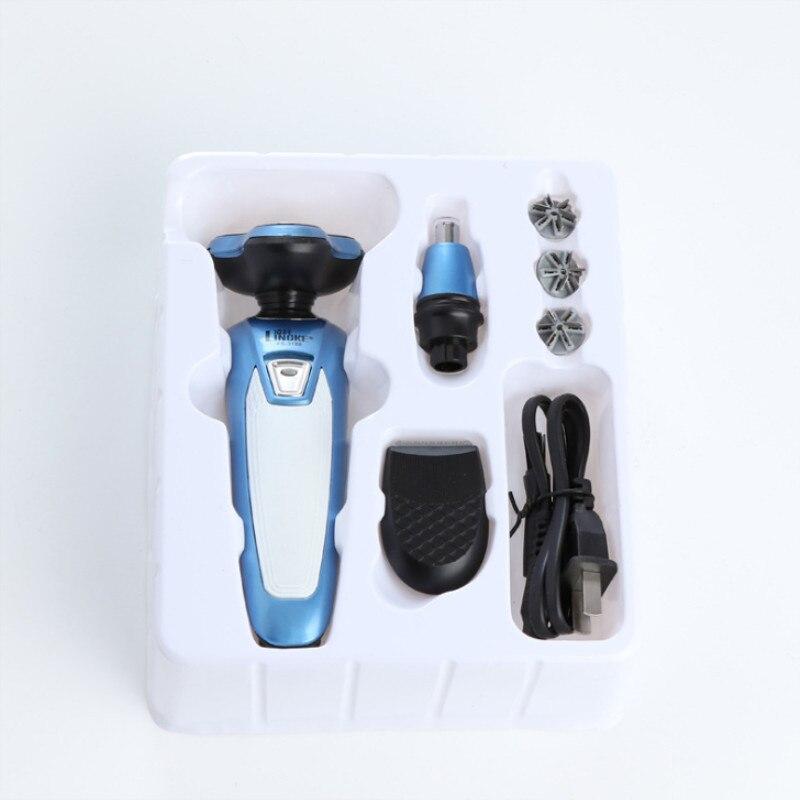 Three In One Shaver Multi Heads Razor Multi-use Ear Nose Nasal Hair Cutter with US Plug 220V Charging Cable