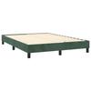 Cadre de lit avec matelas - Maison Exclusive - Velours - 140x190cm - Tête de lit réglable