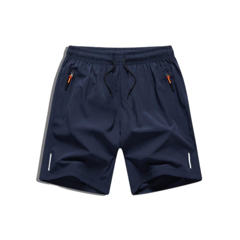 Jungen Sommer Shorts aus elastischer Eisseide, leicht, sportlich, lässig, Polyester, mehrfarbig, Sportbekleidung für große Kinder, schnelltrocknend