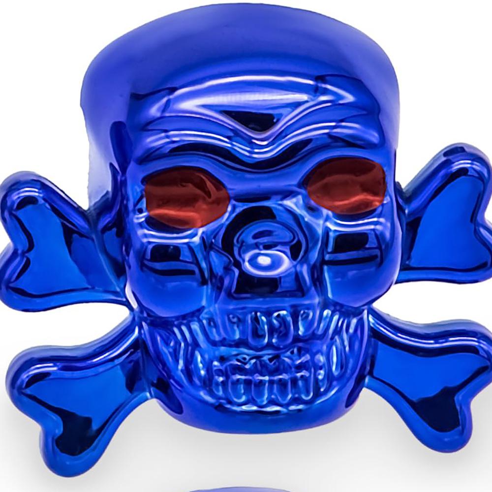 Tapa de válvula de neumático de coche con forma de calavera para modificaciones personalizadas