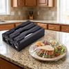 Wall Mounted Plastic Wrap Cutter Box 2 /3 Grids Tin Foil Cutter Wrap Dispenser  Kitchen Organizer