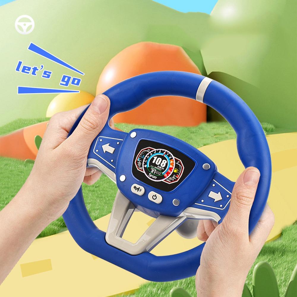 Multi Functional Simulation Steering Wheel Toys Montessori Simulate Driving Car Toy  Kids Toys