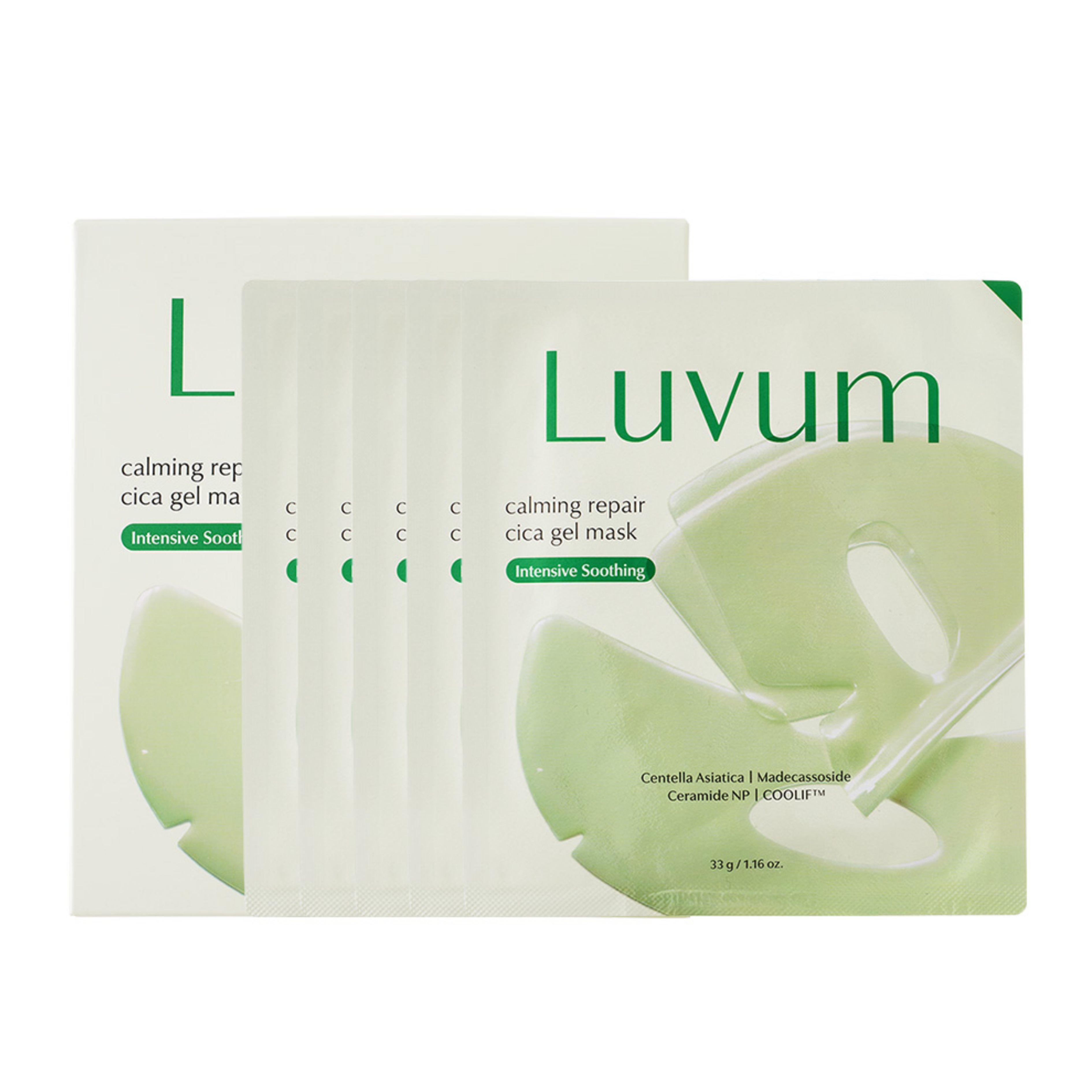 LUVUM Calming Repair Young Cica Gel Mask 5 Sheets