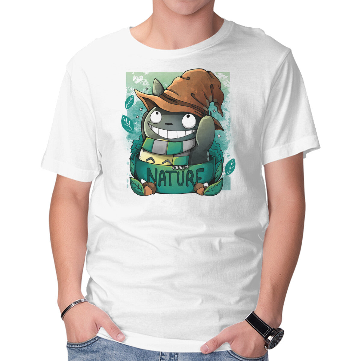 Unisex Crew Neck T-Shirt Nature Friend Graphic Short Sleeve Casual Tee XXXL