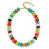 Round Resin Beads Chain Necklaces Chunky Resin Beads Necklace  Summer Vacation