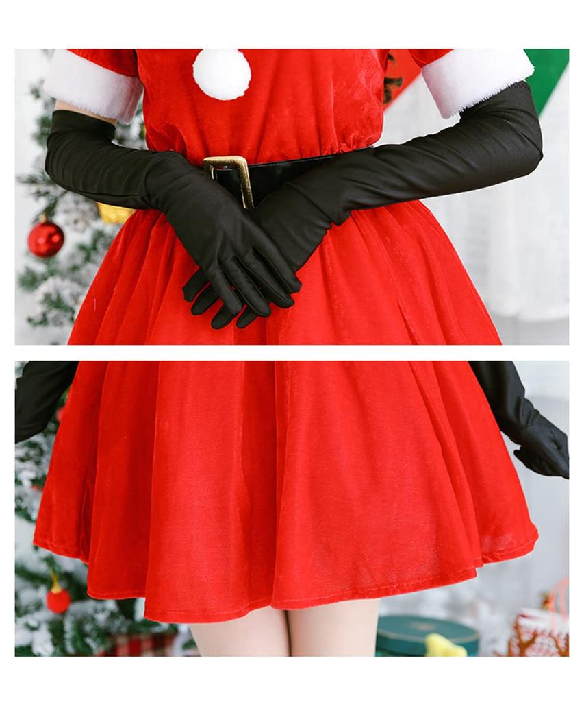 [Milky Time] Christmas Santa Cosplay, Classic Women's Santa Costume