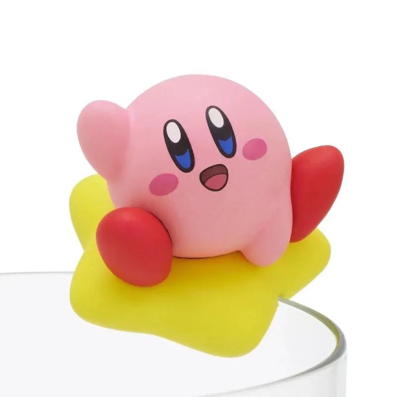 Japanese Genuine Gacha Scale Model Kirby Cup Cute Tabletop Decoration Action Figure Toys A On Articulated Poseable Detailed Movable Collectible