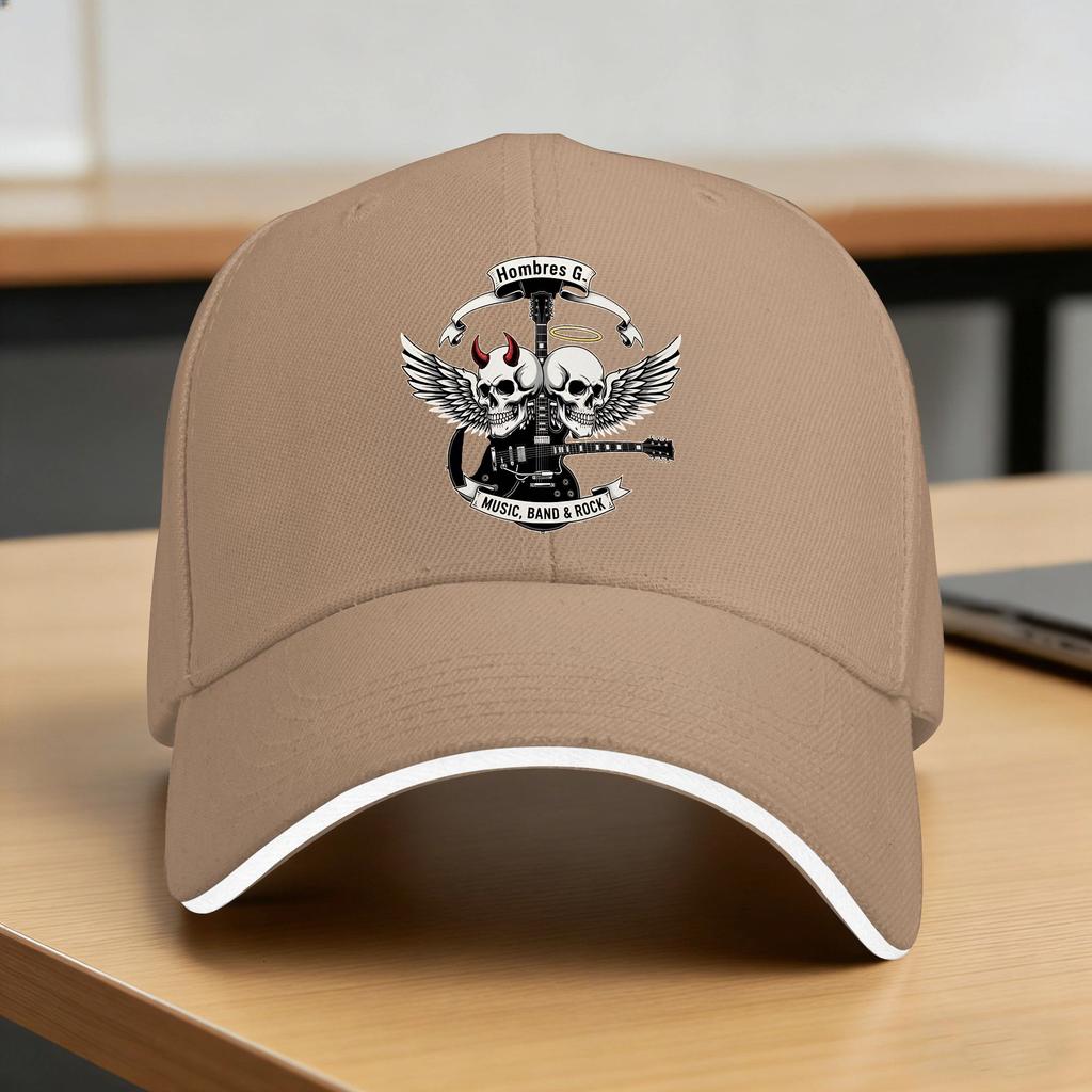 Spring Hombres G Band Skulls Baseball Cap Outdoor Gym Trendy Design Sun Trucker Hat Men Adult Breathable Snapback Cap