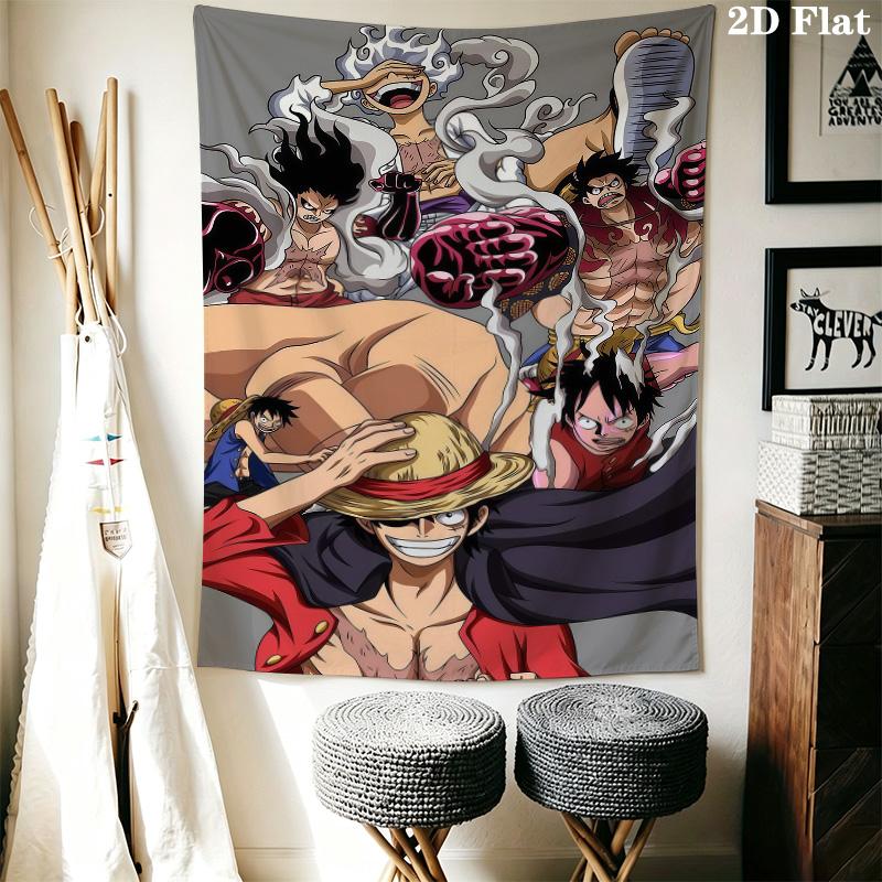 Luffy D Wall Tapestry Aesthetic Wall Hanging Printed Fabric Blanket Decorative Tapestries For Bedroom Living Room Home Decor