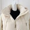 Autumn Winter Thick Warm Medium Long Coat Women Loose Solid Color Hooded Jacket Parkas Zipper Outwear S-XL