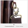 High Quality Genuine Leather Shoulder Bag Men's Fashion Crossbody Bag Crazy Horse Cowhide Messenger Bag Daily Small Satchel