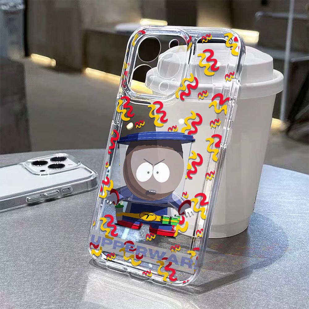 

S-South P-Park Phone Case For Xiaomi Redmi Note K60 13 12 12C 11 10 10C 13C 10X 9 K50 Pro Plus Ultra 4G 5G Clear TPU Back Cover Redmi K60 Ultra 5G